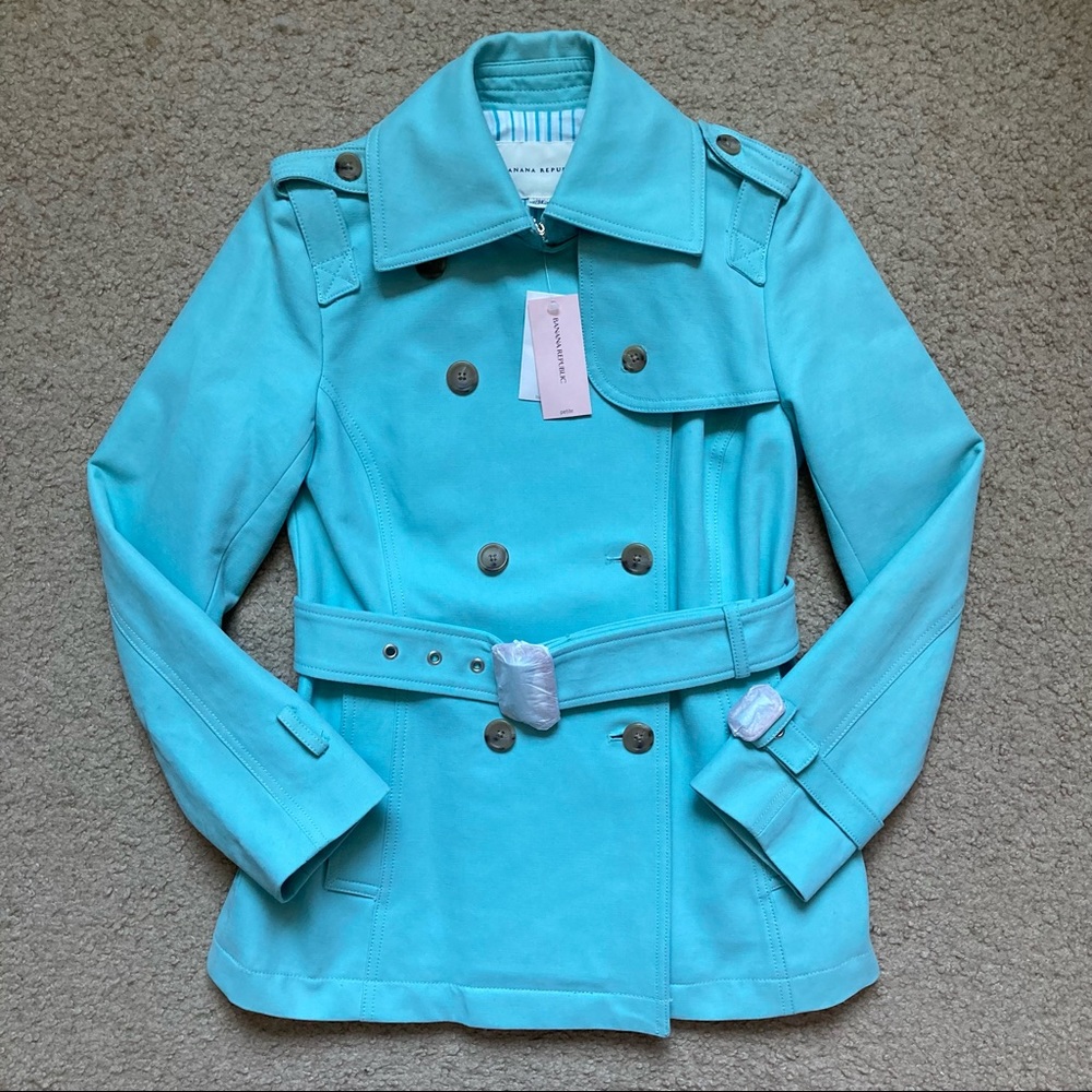 NWT Banana Republic Pea Coat - XS Petite